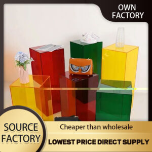 Colored acrylic display box